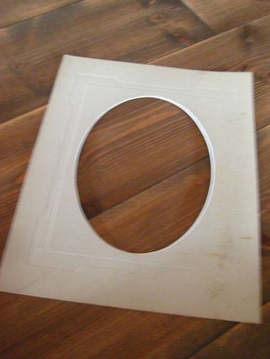 Paspatur fra eldre tider, ca 28*35 cm stort, Ca 17*23 cm lysåpning, 1800 tallet.