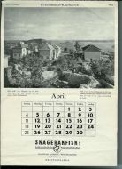1954 april ark fra Kristiansands kalenderen