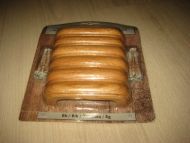 Uåpna pakke skuffe- skapbeslag i eik 80 tallet 6 stk i pakken