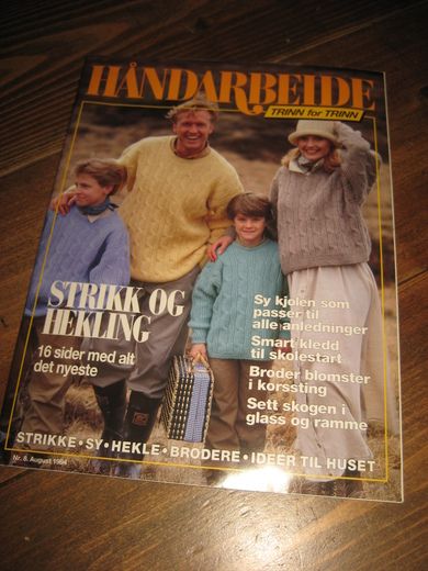 1994 nr 008 HÅNDARBEIDE TRINN FOR TRINN