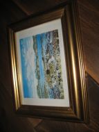 Pent bilde i glass og ramme 