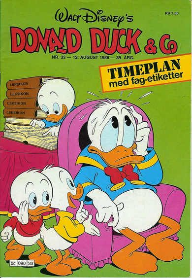 1986 nr 033 Donald Duck & Co