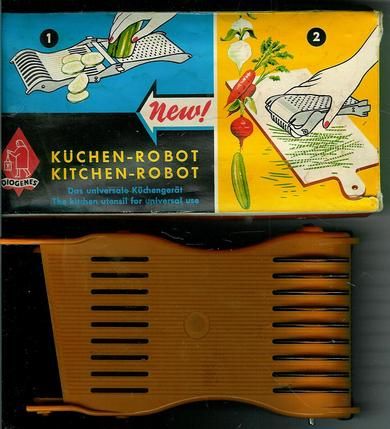 Eske med innhold KUCHEN ROBOT 70 tallet