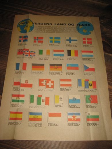 Oversikt over ALL VERDENS LAND