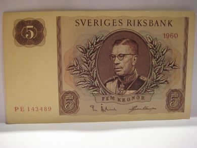 1960 5 KRONOR PE143489