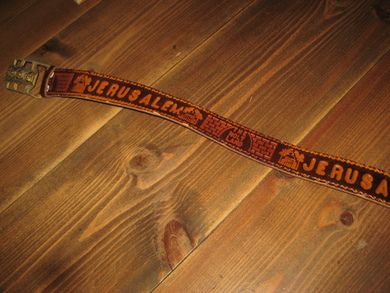 Ubrukt belte ca 110 cm langt JERUSALEM 70 tallt