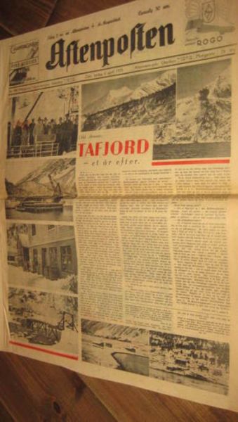 1935 morgen nr 176 Aftenposten TAFJORD ULUKKA