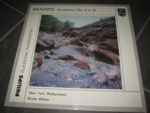 Bruno Walter og New York Philharmonic: BRAHMS Symphony No. 2 in D. GBL 5604.