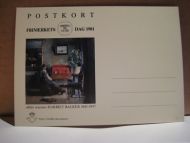 1981, FRIMERKETS DAG. HARRIET BACKER, ubrukt postkort.