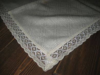 Pen duk fra fra 60 tallet Ca 165*128 cm stor Made in Western Germany