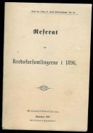 1896, Referat fra Kredsforsamlingerne.