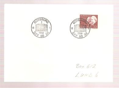 1968 13 1 GØTEBORG GFF 50 ÅR