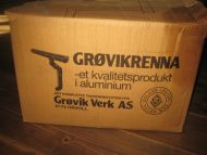 Eske uten innhold, GRØVIKRENNA, fra GRØVIK VERK, HÅVOLL. 60-70 tallet. 