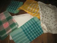 Lot med eldre duker og brikker 60-70 tallet