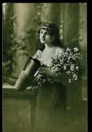 Meget pent postkort fra tidleg 1900