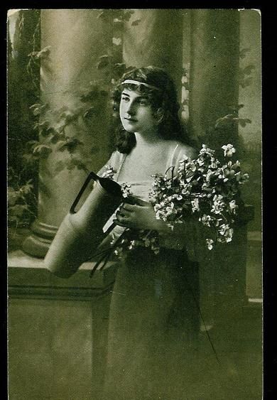 Meget pent postkort fra tidleg 1900