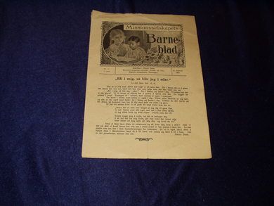 1927 nr 011 Missionsselskapets Barne blad