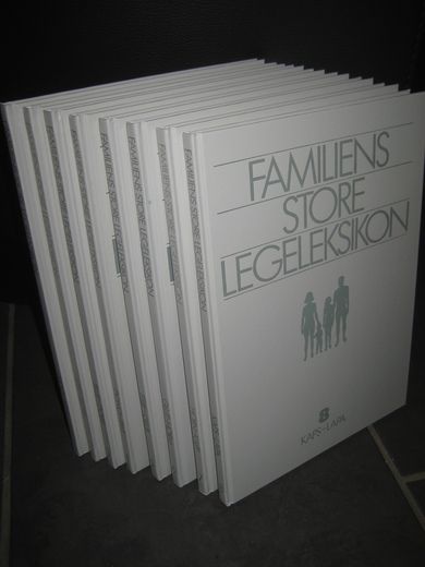 FAMILIENS STORE LEGELEKSIKON 1-8 1992