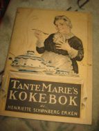 SCHØNGERMERKEN, HENRIETTE: TANTE MARIE'S KOKEBOK. 1922. 