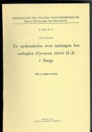 1959, 2. serie,nr 004, EN UNDERSØKELSE OVER NÆRINGEN TIL ORRFUGL.