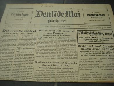 1928 nr 109 Den 17de Mai