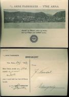Brevkort fra ARNE FABRIKKER- 24 8 1932