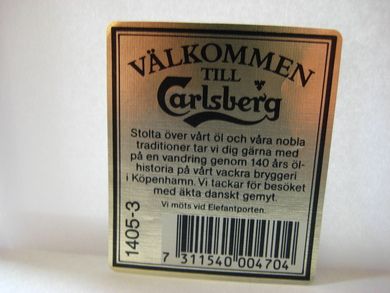 VELKOMMEN TIL CARLSBERG