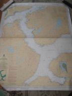 TRONDHEIMSFJORDEN AGDENES THAMSHAMN BUVIKA Originalkart fra Det Norske kartverk pent i glass og ramme Dette er kart nr 1