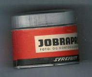 Jobraplast. Foto og kontor Klebepasta
