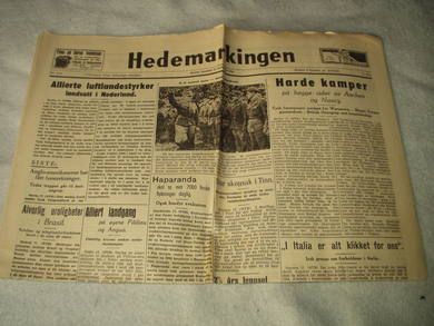 1944 nr 216 HEDEMARKINGEN