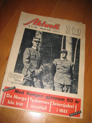 1955 nr 021 Aktuell Med Kongen gjennom 50 år