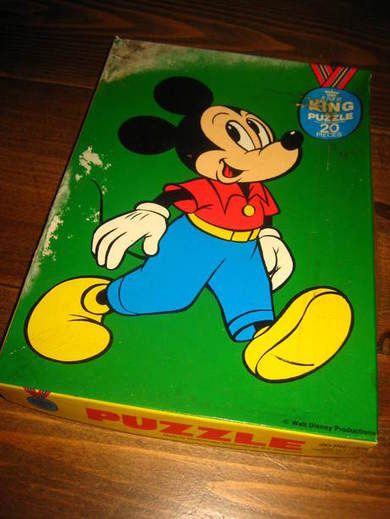Puslespill, MIKKE MUS, 70 tallet.