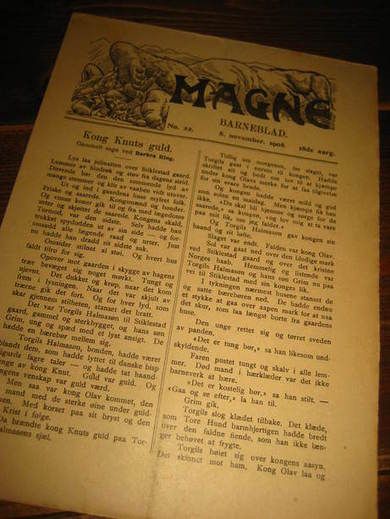 1908 nr 022 MAGNE BARNEBLAD