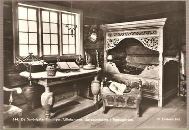 De Sandvinske Samlinger Lillehammer Sovekammeret i Prestegården
