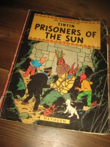 THE ADVENTURES OF TINTIN PRISONERS OF THE SUN. 1977.