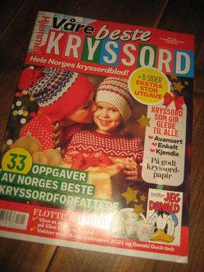 Våre beste kryssord. 2021,nr 13, Fra Hjemmet