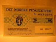 1984 Trekning 802 Nr 0031079