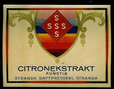 STRANDA SAFTPRESSERI STRANDA CITRONEKSTRAKT