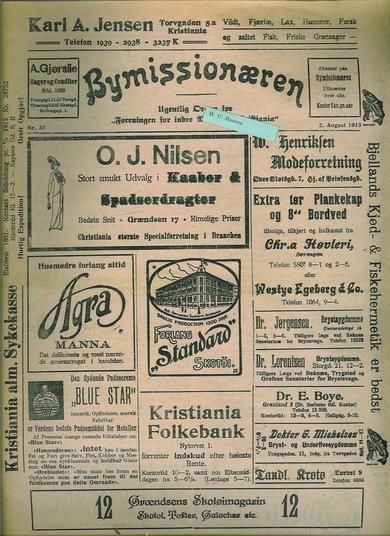 1913 nr 031 Bymissionæren