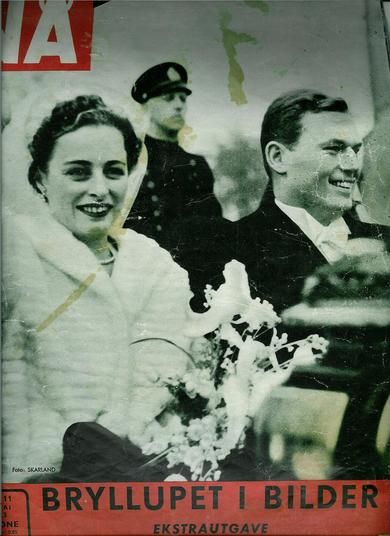 1953 nr 011 NÅ EKSTRAUTGAVE BRYLLUPET I BILDER