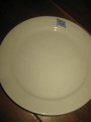 Figgjo tallerken med rederimerke MRF