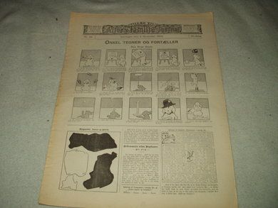1906 nr 048 Første tillæg til Allers Familie Journal ONKEL TEGNER OG FORTELLER På baksida: Kolibris Eventyr