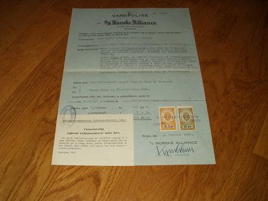 Varepolise for 3 nøter 1954