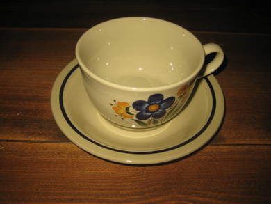 Figgjo MAYFLOWER i strøken stand kopp og tefat