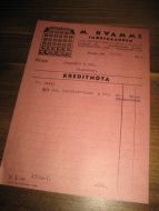 M KVAMME BERGEN KREDITNOTA 31 12 1952 13154-1