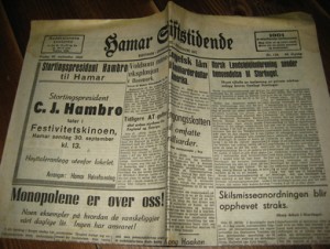 1945,nr 116, Hamar Stiftstidende