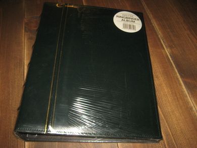 RINGBINDER ALBUM DE LUXE ubrukt med ark for innsetting av bilder