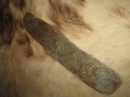 Gammelt og velbrukt bryne ca 24 cm langt