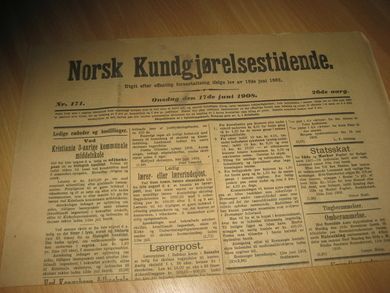 1908 nr 171 Norsk Kundgjørelsestidende