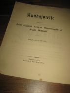 Kundgjørelse angaaende Hans Majestæt Kongens Gjenovertagelse af Rigets ……1881.